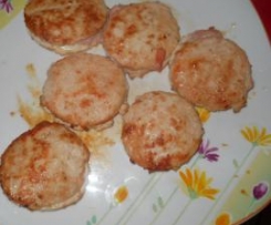 Svizzerine di Tacchino con cotto e scamorza