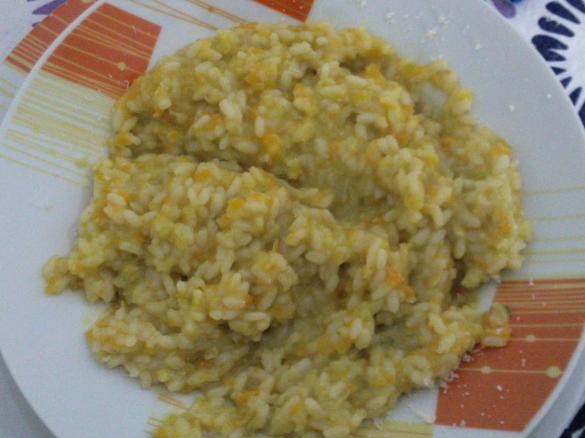 Risotto al porro e verdure