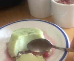 Budino alla menta E frutti di bosco cotti nel Varoma ”contest budini”