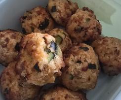Polpette pane e salmone affumicato