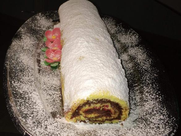 Rotolo della domenica alla nutella