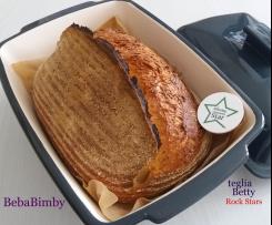 PANE DI PASTA MADRE COTTO IN TEGLIA ROCK STARS "BETTY"