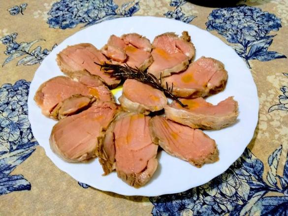 Arrosto di filetto di maiale in oliocottura