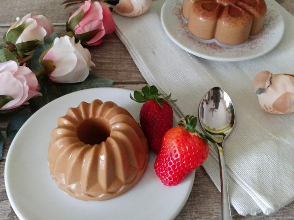 BUDINO VEGANO AL CAFFE' SENZA COLLA DI PESCE (contest BUDINO FATTO IN CASA)