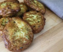 Frittelle di ricotta e zucchine