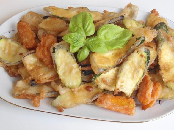 Fritto con pastella leggera