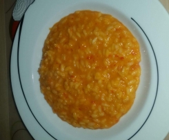 Risotto alla crema di peperoni 