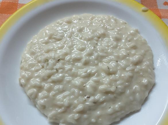 Risotto con Monte veronese  e rosmarino
