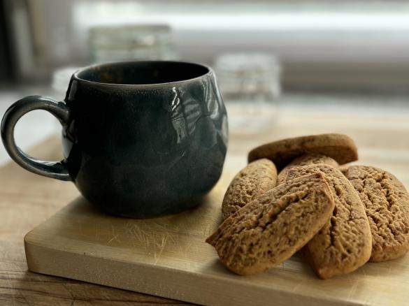 Biscotti da inzuppo con gocce di cioccolato