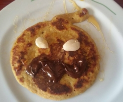Pancakes di zucca senza glutine Halloween