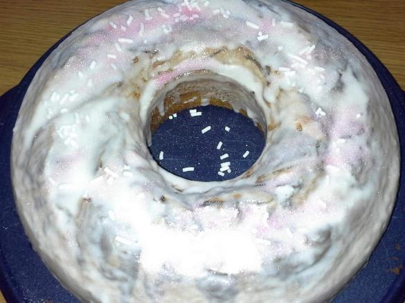 Torta marmorizzata alta alta