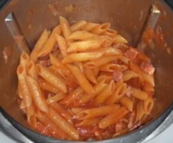Penne Rigate Risottate al Sugo di Pancetta