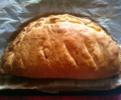 Torta salata prosciutto e formaggio