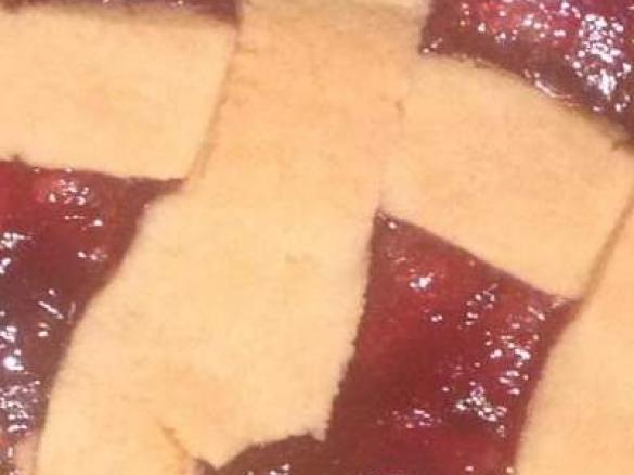 Crostata alla marmellata di ciliegie light