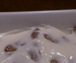 Crepes con tonno e panna