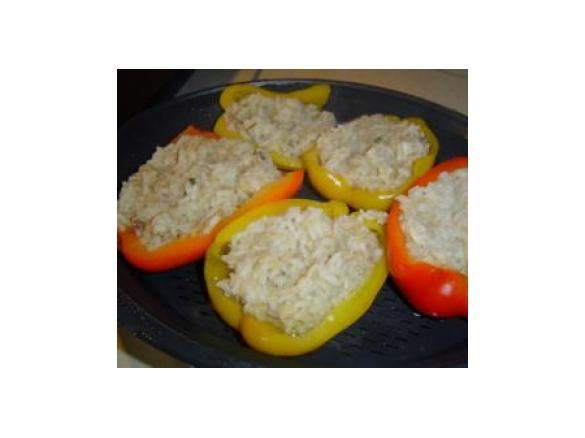 Peperoni ripieni riso e tonno