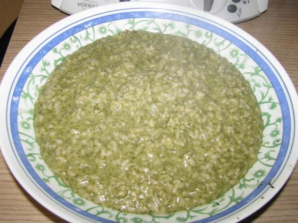 Risotto con pesto di salvia
