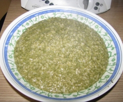 Risotto con pesto di salvia