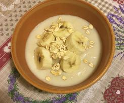 Crema d'avena alla banana