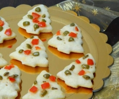 RICETTE DI NATALE - Alberelli di pizzette della blogger Antonella