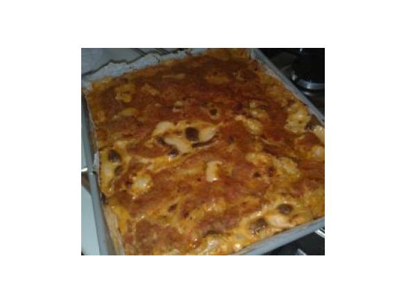 Farfalle al forno con ragù di zucchine e besciamella