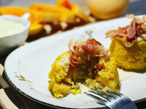 Mini timballi di riso dal cuore filante