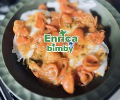 Petto di pollo  con pomodorini e basilico