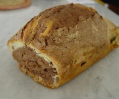 plumcake bianco nero