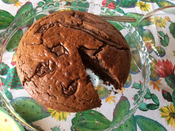 Torta veloce ricotta e scaglie di cioccolato