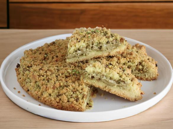 Torta sbrisolona al pistacchio