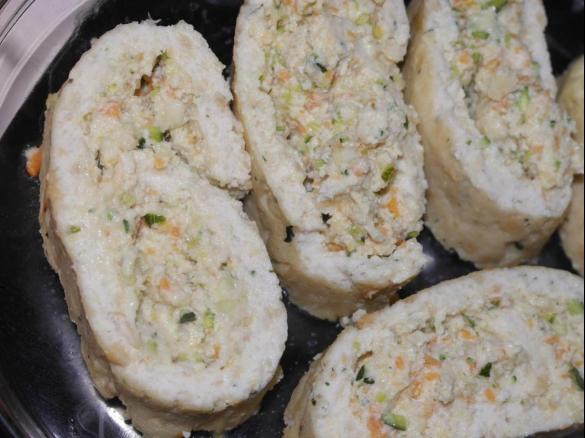 Rotolo di pollo e verdure