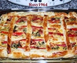 Quiche di broccoletti e peperone