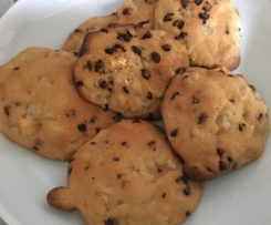 Biscotti zenzero,pera e cioccolato