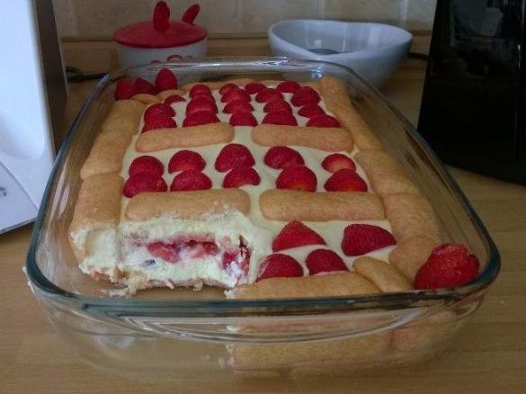 Tiramisù alle fragole