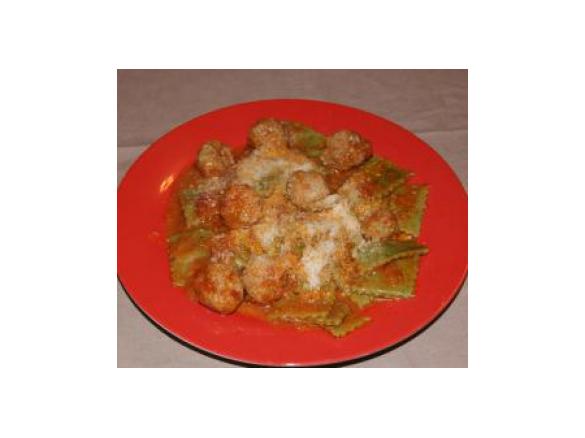 MALTAGLIATI AL SUGO DI POLPETTE