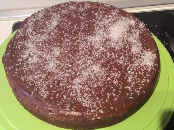 Torta after eight con menta nutella e cocco