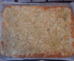 Focaccia alle cipolle e origano senza glutine