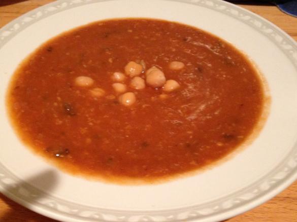 Zuppa Ceci e Melanzane