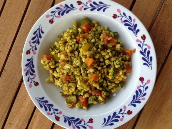 Orzo con verdure