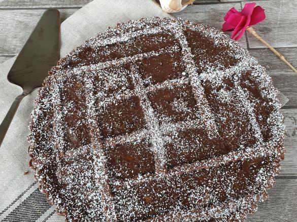 CROSTATA AL CIOCCOLATO SENZA GLUTINE E SENZA LATTE