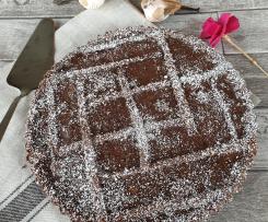CROSTATA AL CIOCCOLATO SENZA GLUTINE E SENZA LATTE