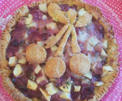Cherries and red onion Potato Pie ( con farina di ceci) - CONTEST CILIEGIE