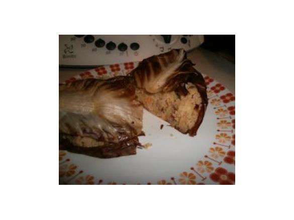 Involtini di radicchio al cous cous