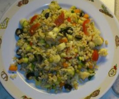 INSALATA DI RISO, ORZO E FARRO