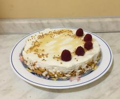 Cheesecake al miele, ricotta e yogurt-Contest torte senza cottura