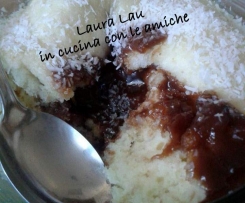 TORTA IN TAZZA NUTELLA E COCCO di LAURA LAU