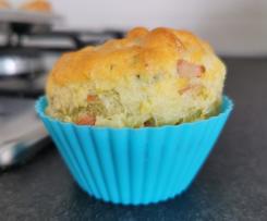 Muffin Bimby salati mortadella e pistacchi