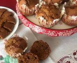 Muffin di carote noci e cioccolato