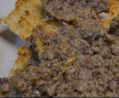 pate' di mazze da tamburo (macrolepiota procera ) funghi