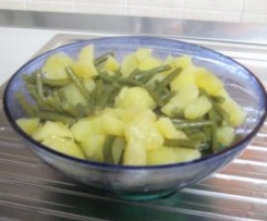 insalata di patate e fagiolini